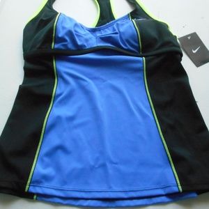 New!! Nike tankini Swim Top bathing suit Small